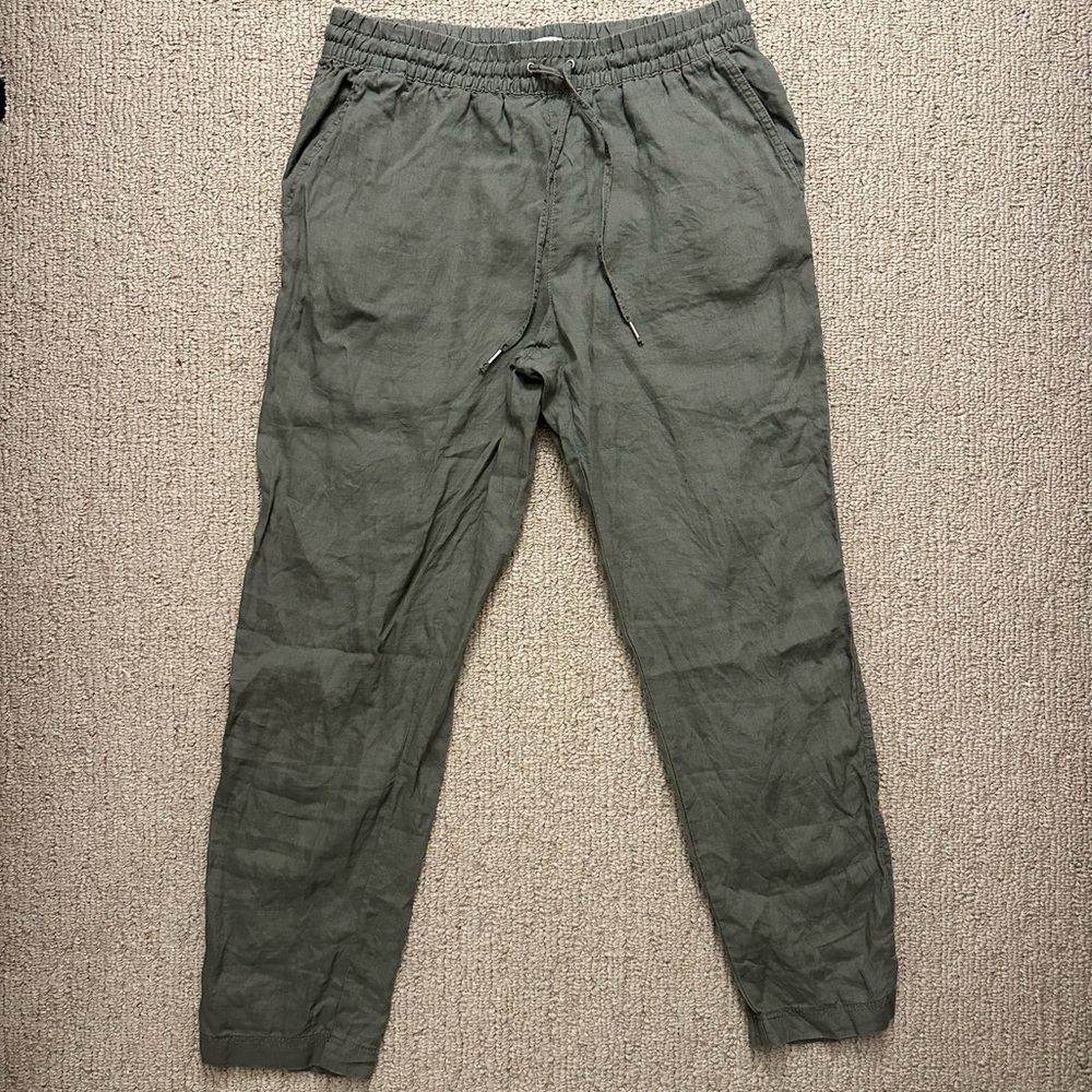 H&M gray linen pants